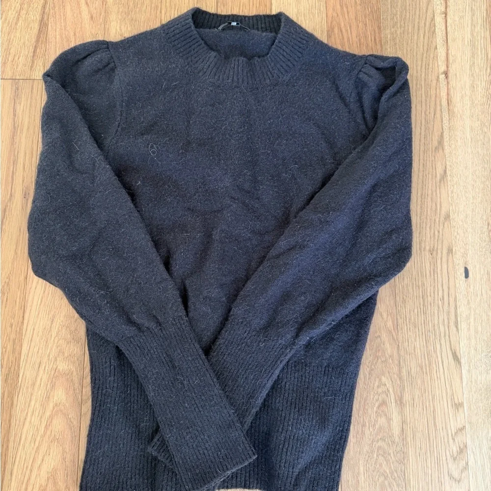 J. Crew Women's Black Crew Neck Sweater